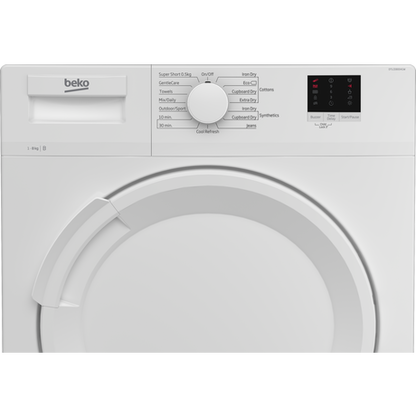 Beko DTLCE80041W 8kg Condenser Tumble Dryer White