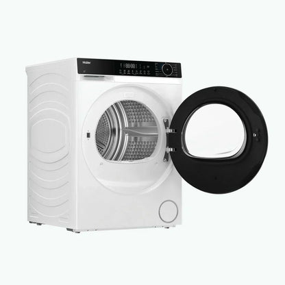 Haier HD80-D357U1 8kg Freestanding Heat Pump Tumble Dryer White - D Rated