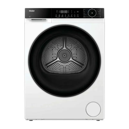 Haier HD80-D357U1 8kg Freestanding Heat Pump Tumble Dryer White - D Rated