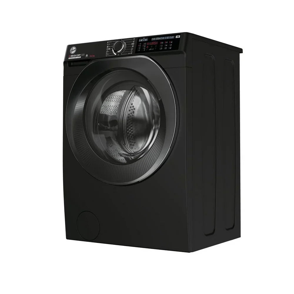 Hoover HD496AMBCB 1-80 H-WASH 500 WiFi Connected 9+6kg 1400 Spin Washer Dryer Black