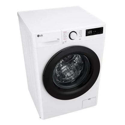 LG F4Y510WBLN1 10kg Steam 1400 Spin Freestanding Front Load Washing Machine White - A Rated