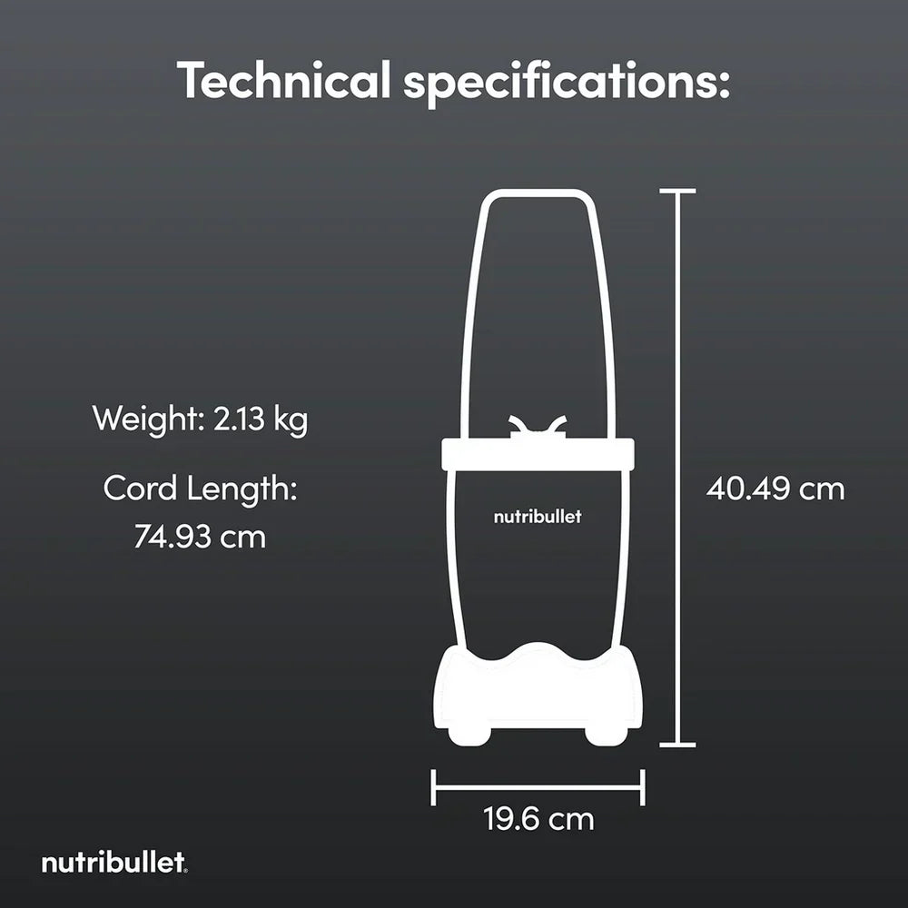 Nutribullet 900 Series McLaren F1 Team Edition Portable Blender 2775 - Grey