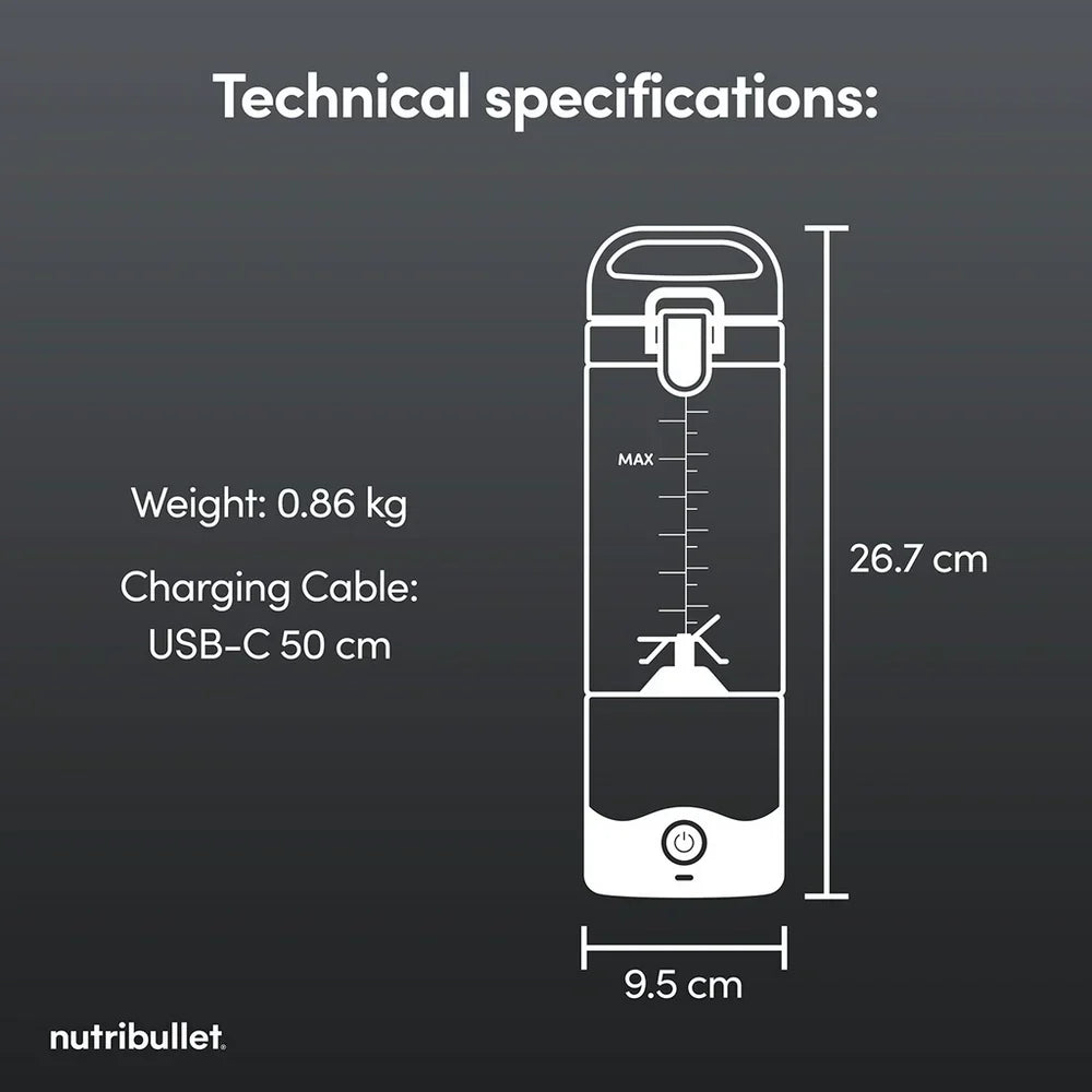 Nutribullet McLaren F1 Team Edition Portable Blender 2778 – Papaya
