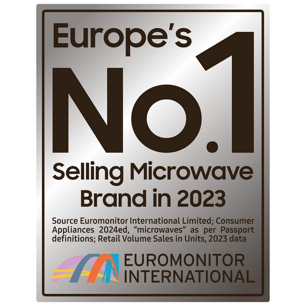 Samsung MS23K3515AK 23L Solo Microwave Oven with Triple Distribution System Black