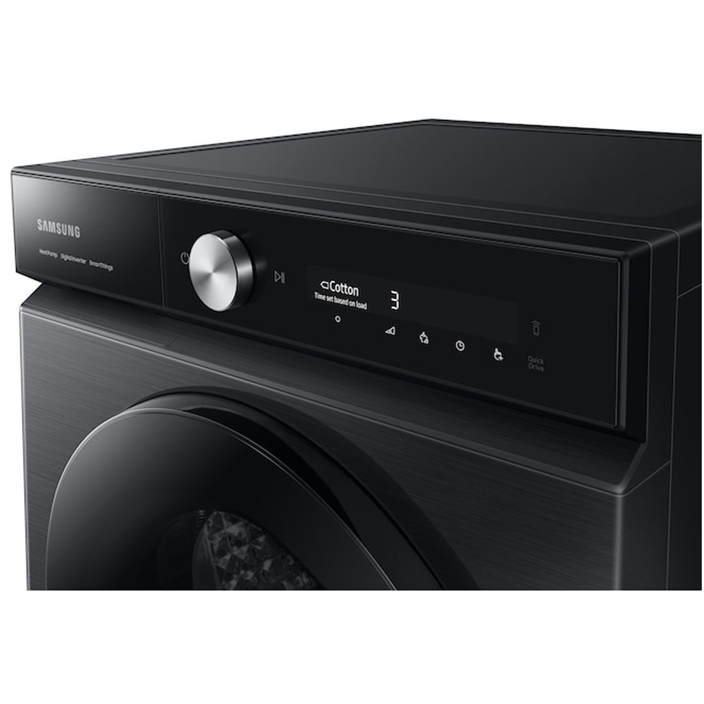 Samsung Series 8 DV90BB9445GBS1 with Optimal Dry 9kg Heat Pump Tumble Dryer Black